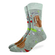 Golfing Green Men's Crew Socks