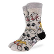 Dogs Riding Bikes Men's Crew Socks