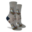 Perching Owls Women's Crew Socks